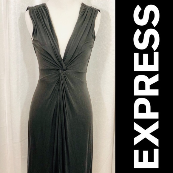 Express Dresses & Skirts - EXPRESS Deep V-Neck Jersey Dress